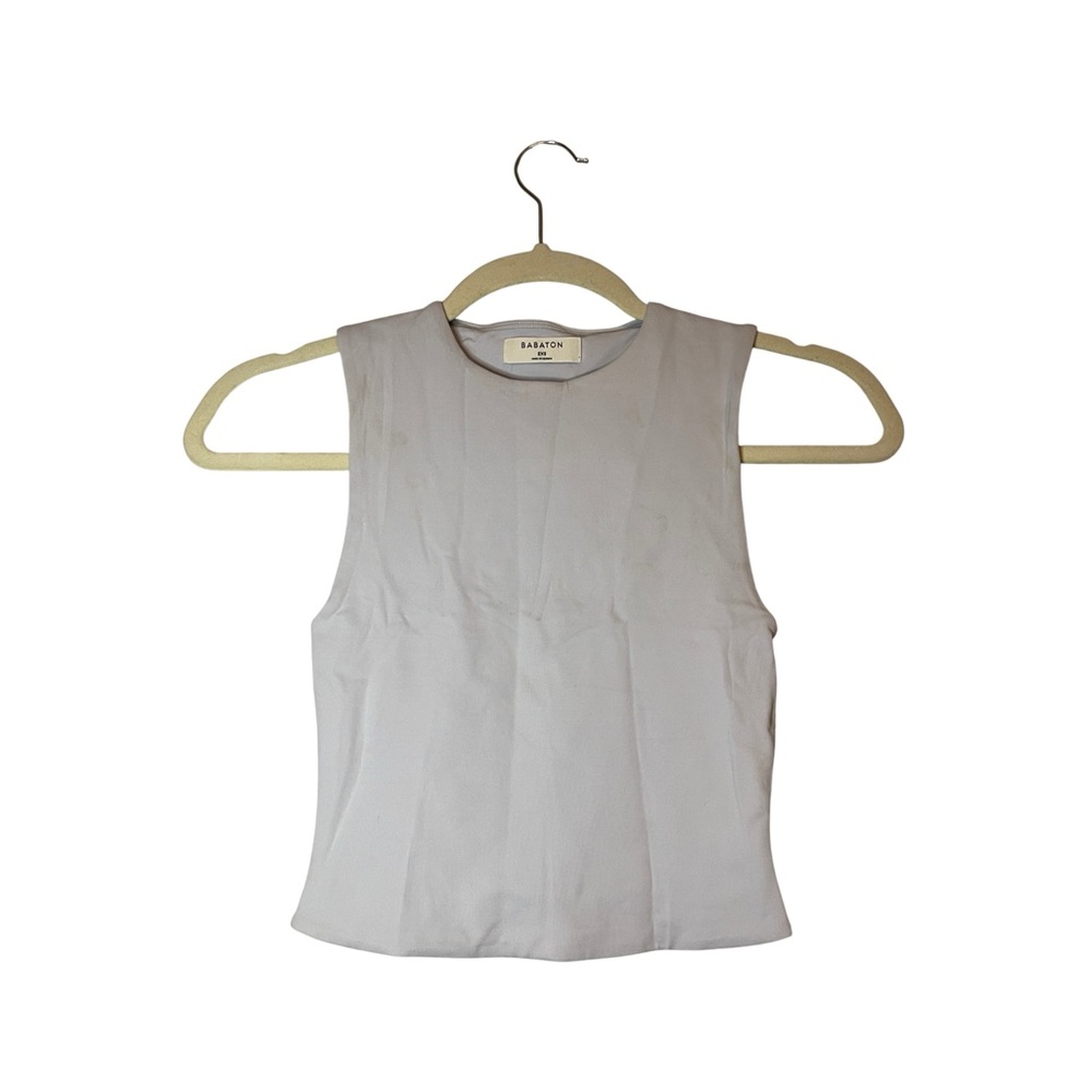 BABATON Contour Muscle Tank- Slate Blue - Picture 2 of 3